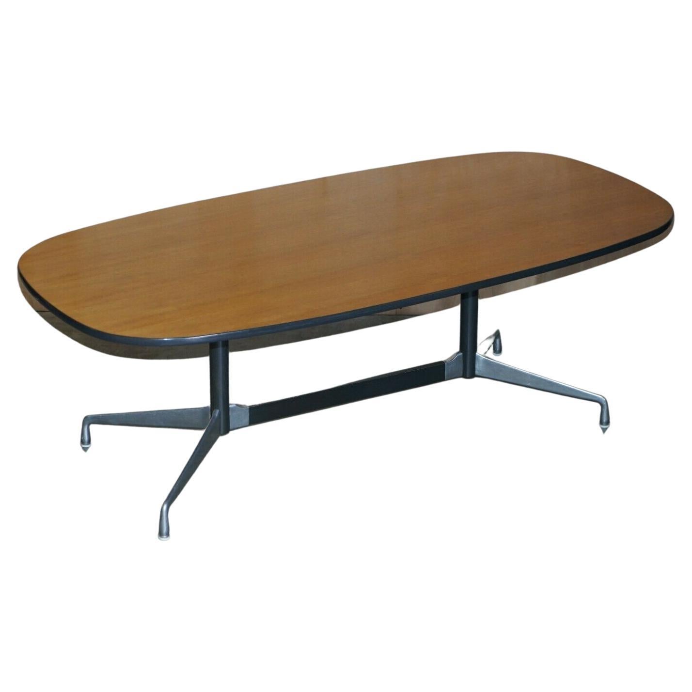 Mesa de conferencias vintage Mid Century Modern Herman Miller No1 Eames
