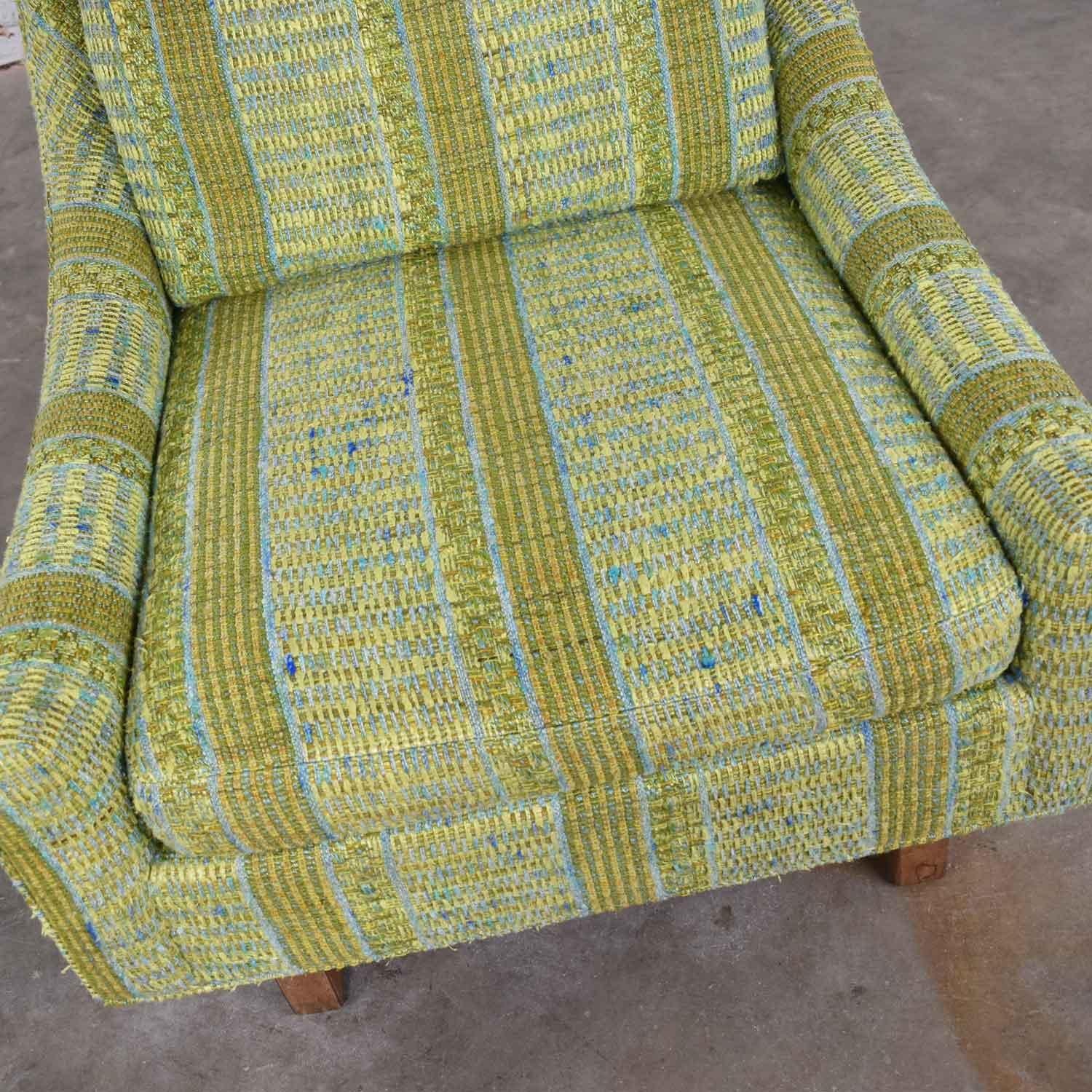 Vintage Mid-Century Modern High Back Lounge Chair by Flair Division of Bernhardt 3