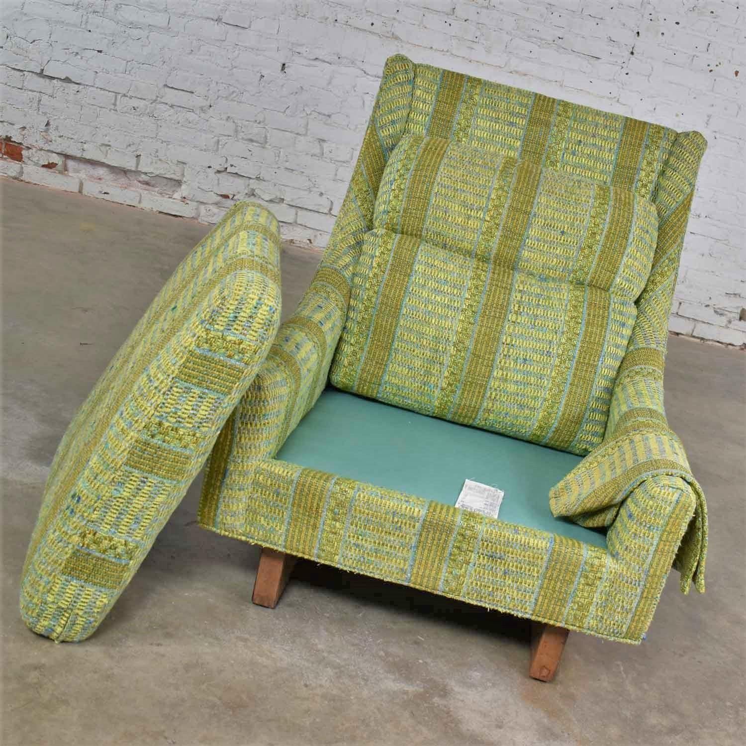 Vintage Mid-Century Modern High Back Lounge Chair by Flair Division of Bernhardt 6