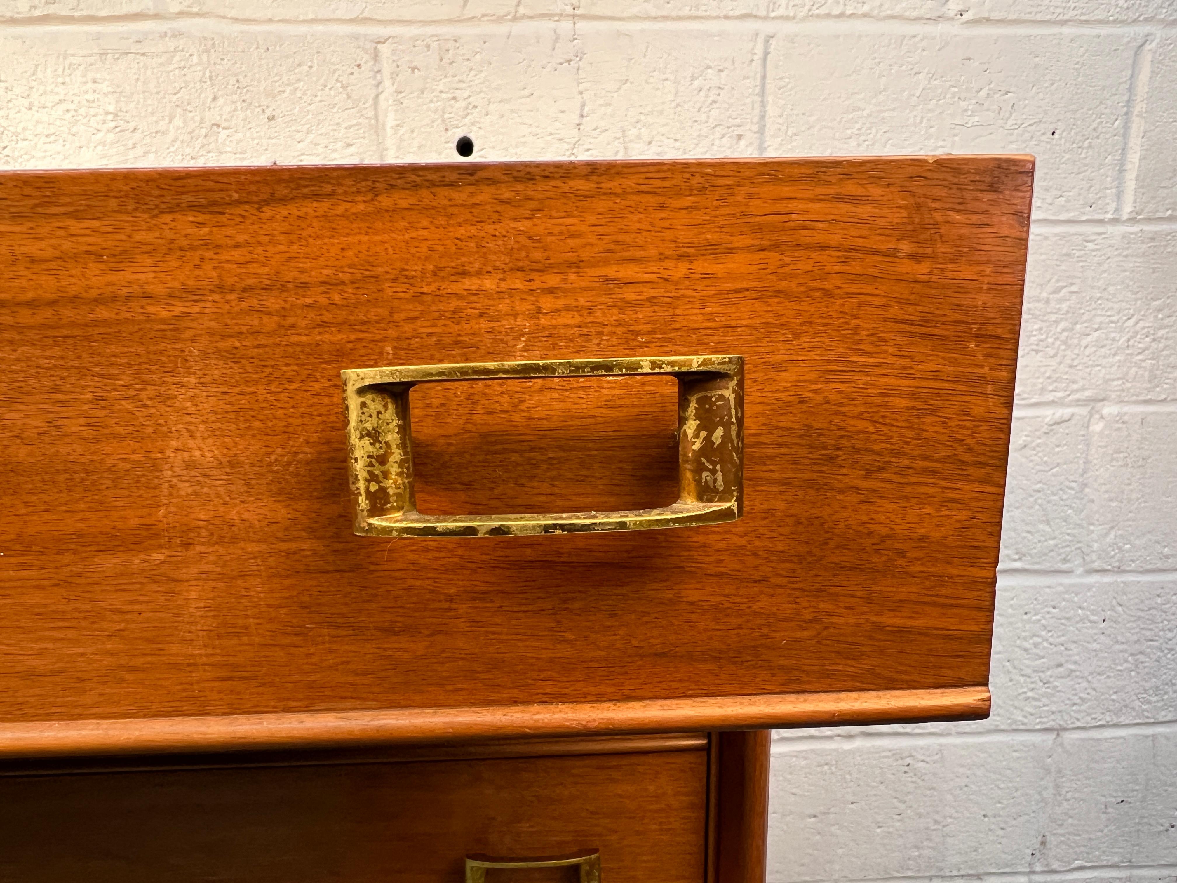 Comò Highboy moderno di metà secolo vintage di Paul Frankl per John Stuart Inc. in vendita 7