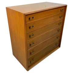 Vintage Mid-Century Modern Highboy Dresser by Paul Frankl for John Stuart Inc.