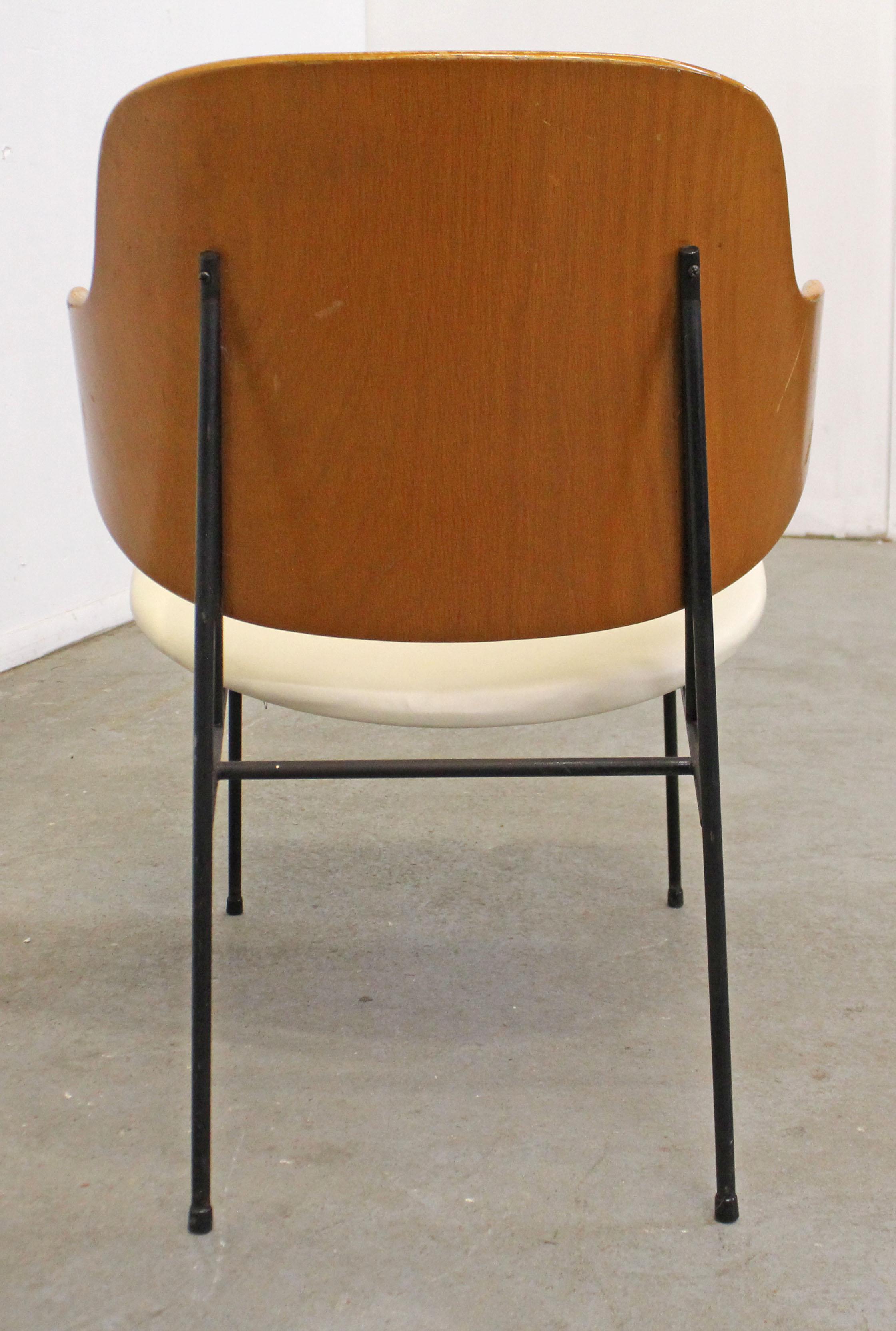 Danish Vintage Mid-Century Modern IB Kofod Larsen for Selig Penguin Accent Chair For Sale