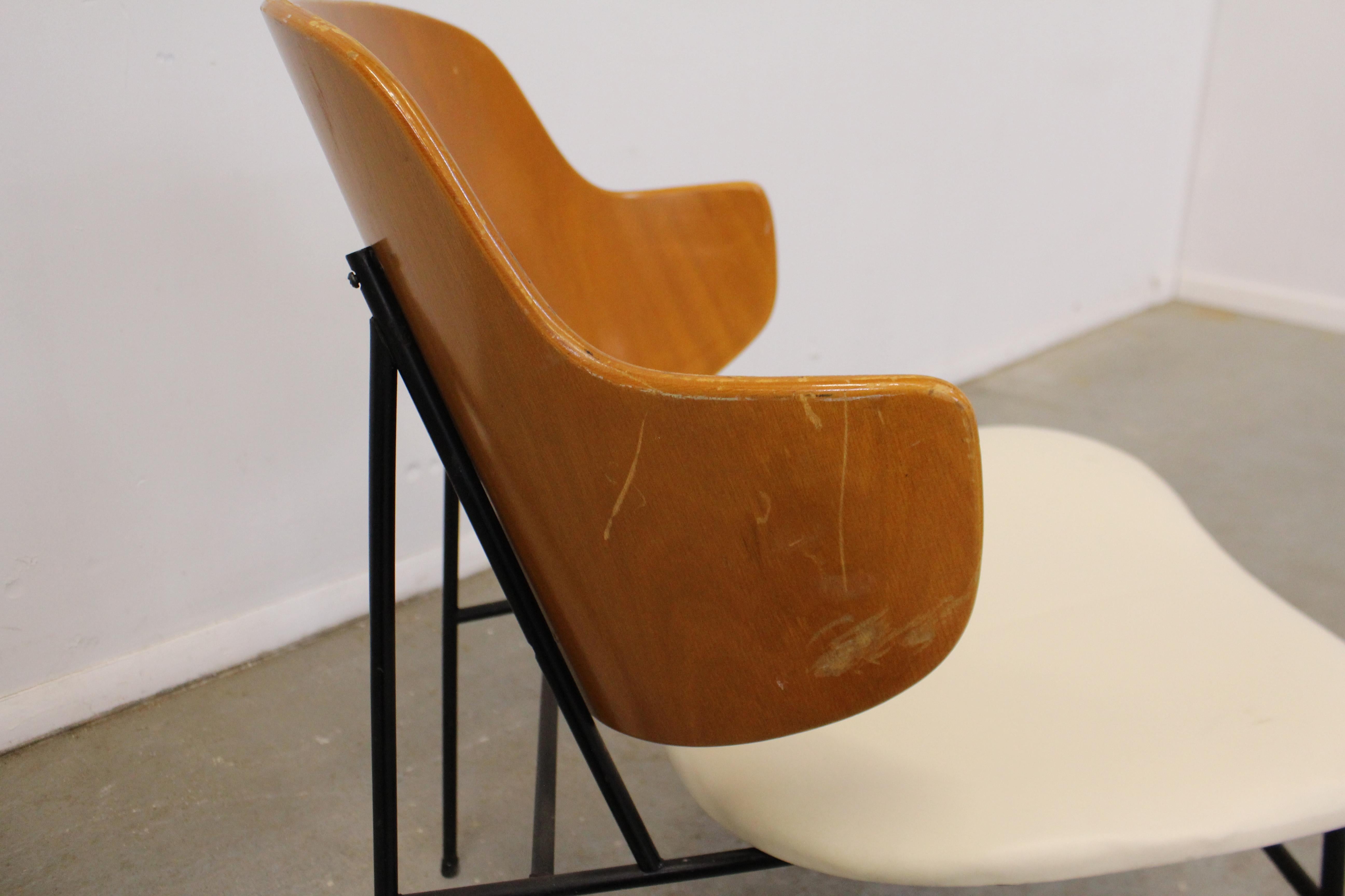 Vintage Mid-Century Modern IB Kofod Larsen for Selig Penguin Accent Chair In Good Condition For Sale In Wilmington, DE