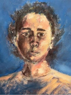 Vintage Mid-Century Modern Impressionist Painting