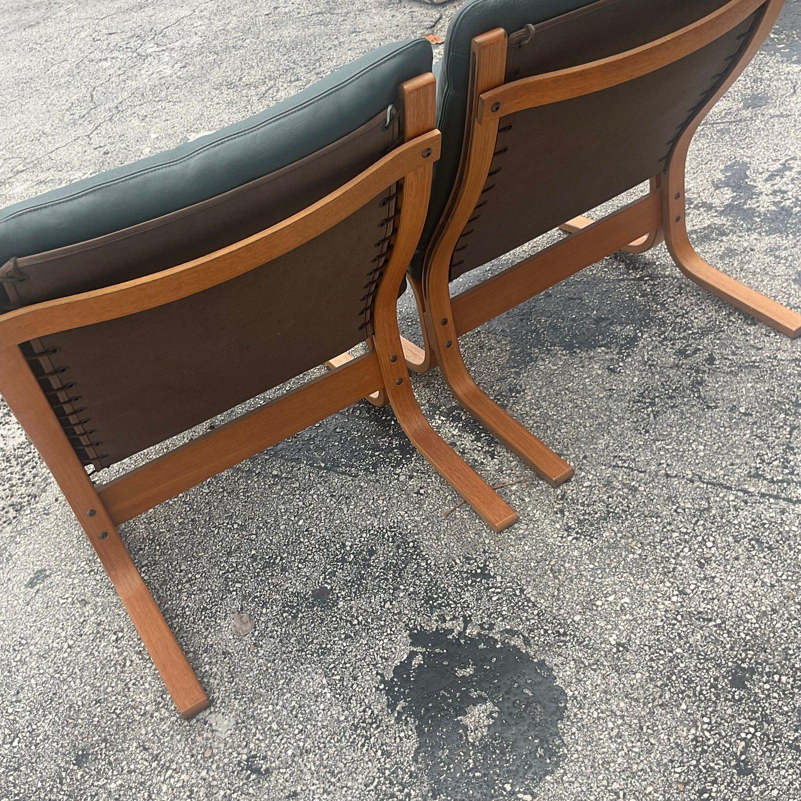 Vintage Mid-Century Modern Ingmar Relling for Westnofa Sling “Siesta” Chairs 4