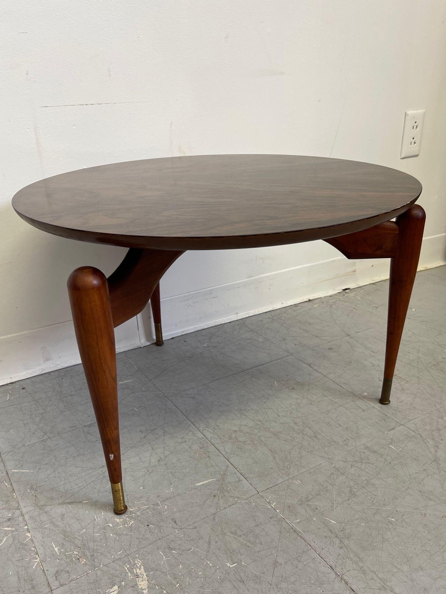 Late 20th Century Vintage Mid Century Modern Italian Accent Table. For Sale