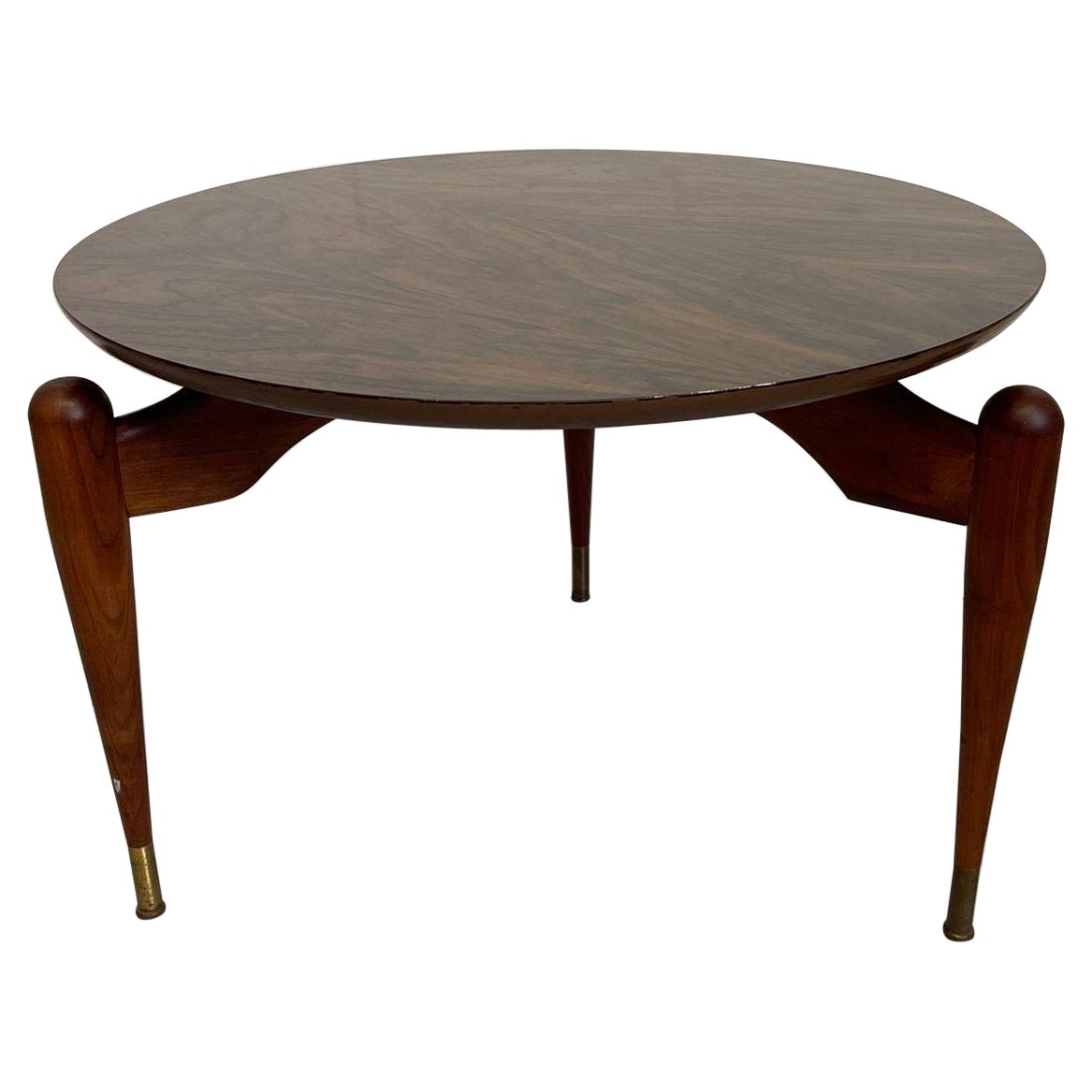 Tavolo da salotto italiano vintage del Mid Century Modern.