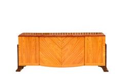 Vintage Mid-Century Modern Italian Macassar Ebony Sideboard