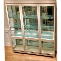 Vintage Mid Century Modern Japanese Lacquer Pagoda Display Showcase Cabinet