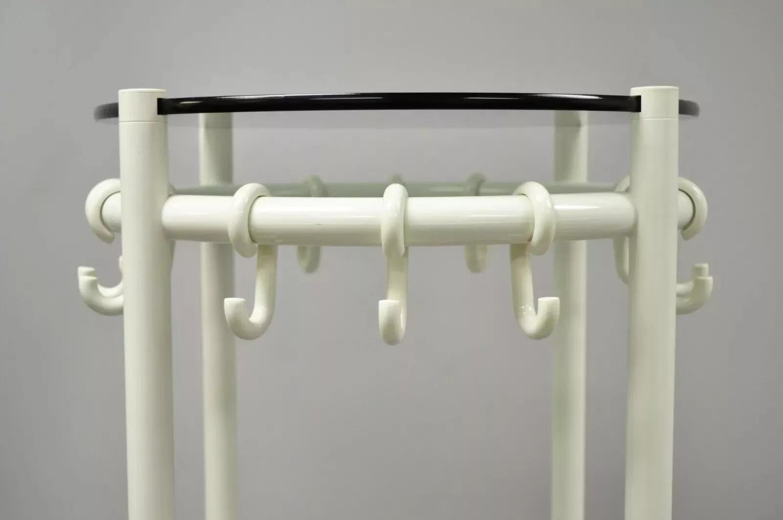 Unknown Vintage Mid Century Modern Joe Colombo Style Coat Tree Hook Rack Umbrella Stand For Sale