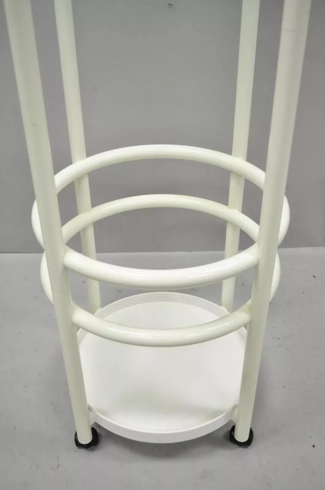 20th Century Vintage Mid Century Modern Joe Colombo Style Coat Tree Hook Rack Umbrella Stand For Sale