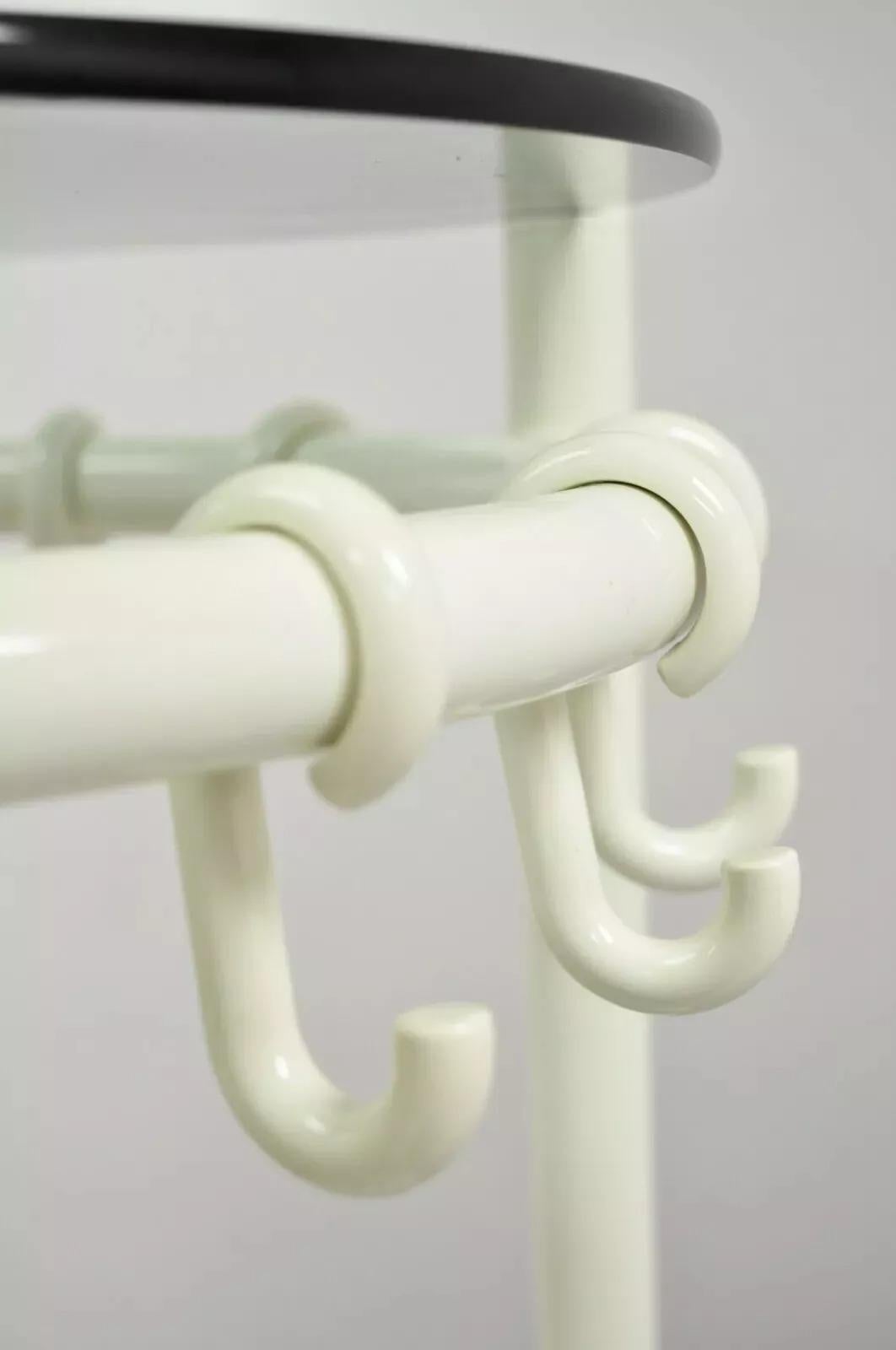 Vintage Mid Century Modern Joe Colombo Style Coat Tree Hook Rack Umbrella Stand For Sale 1