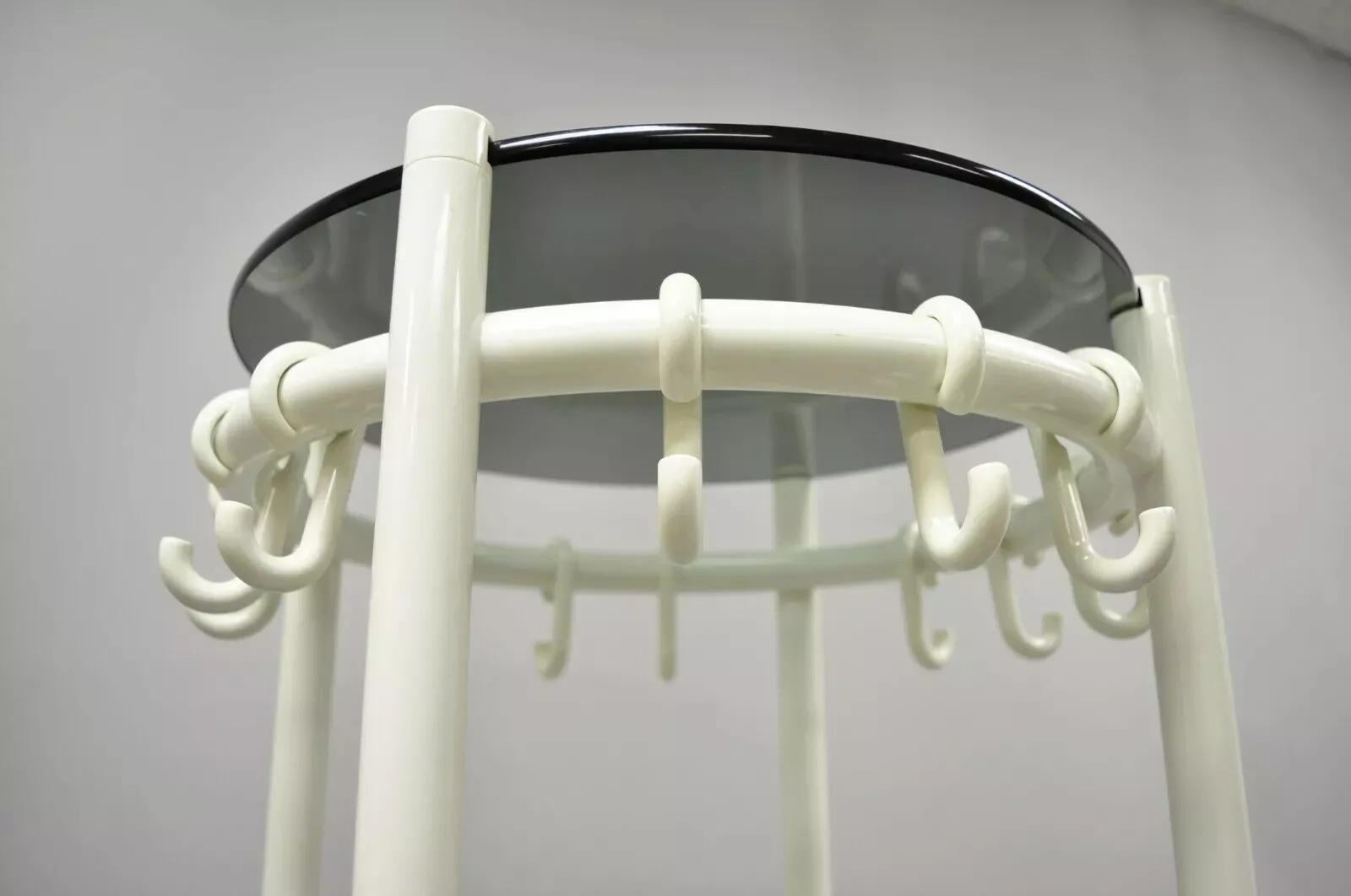 Vintage Mid Century Modern Joe Colombo Style Coat Tree Hook Rack Umbrella Stand For Sale 2