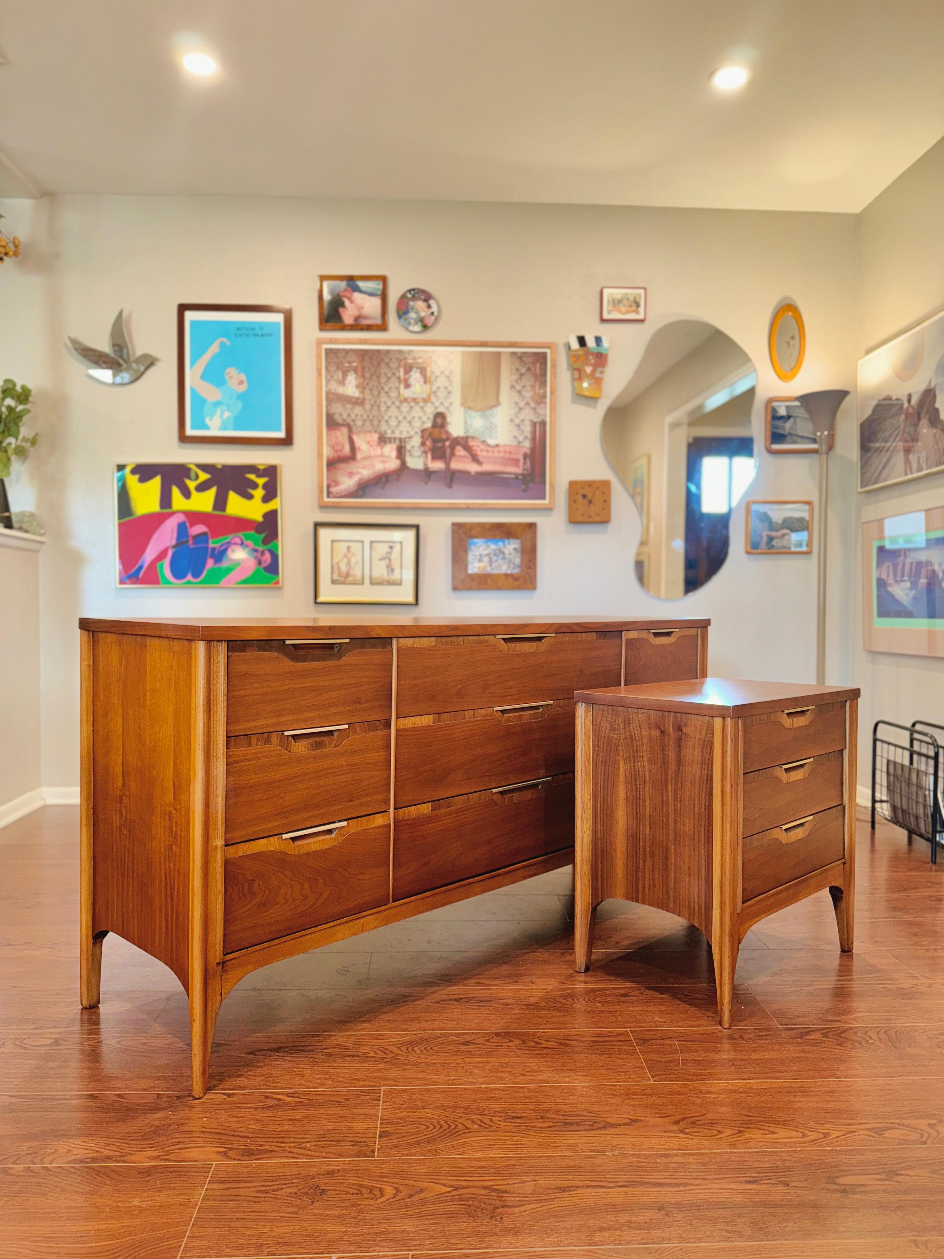 kent coffey nightstand vintage