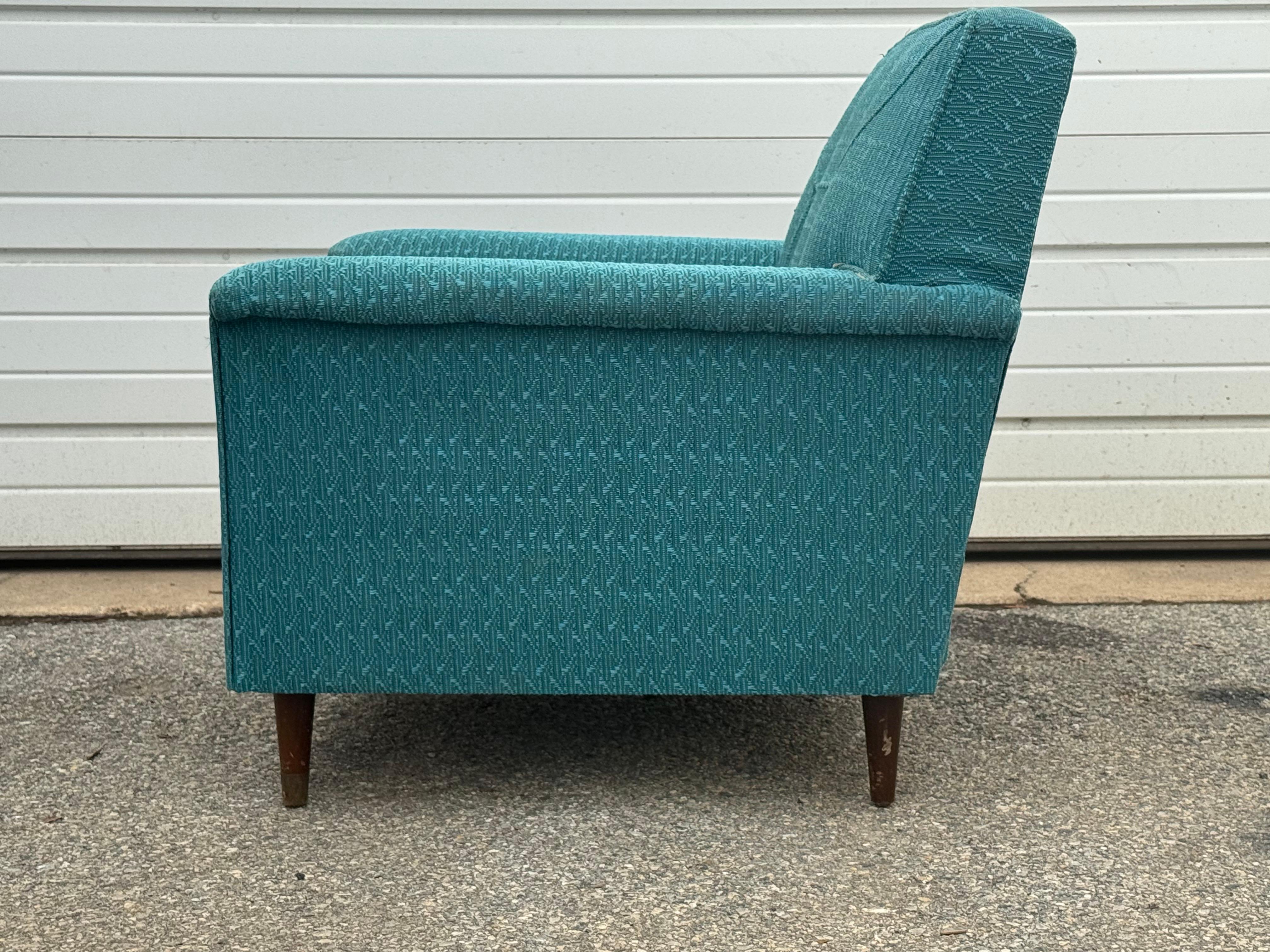 Silla Club Vintage Estilo KROEHLER Moderna de Mediados de Siglo siglo XX en venta