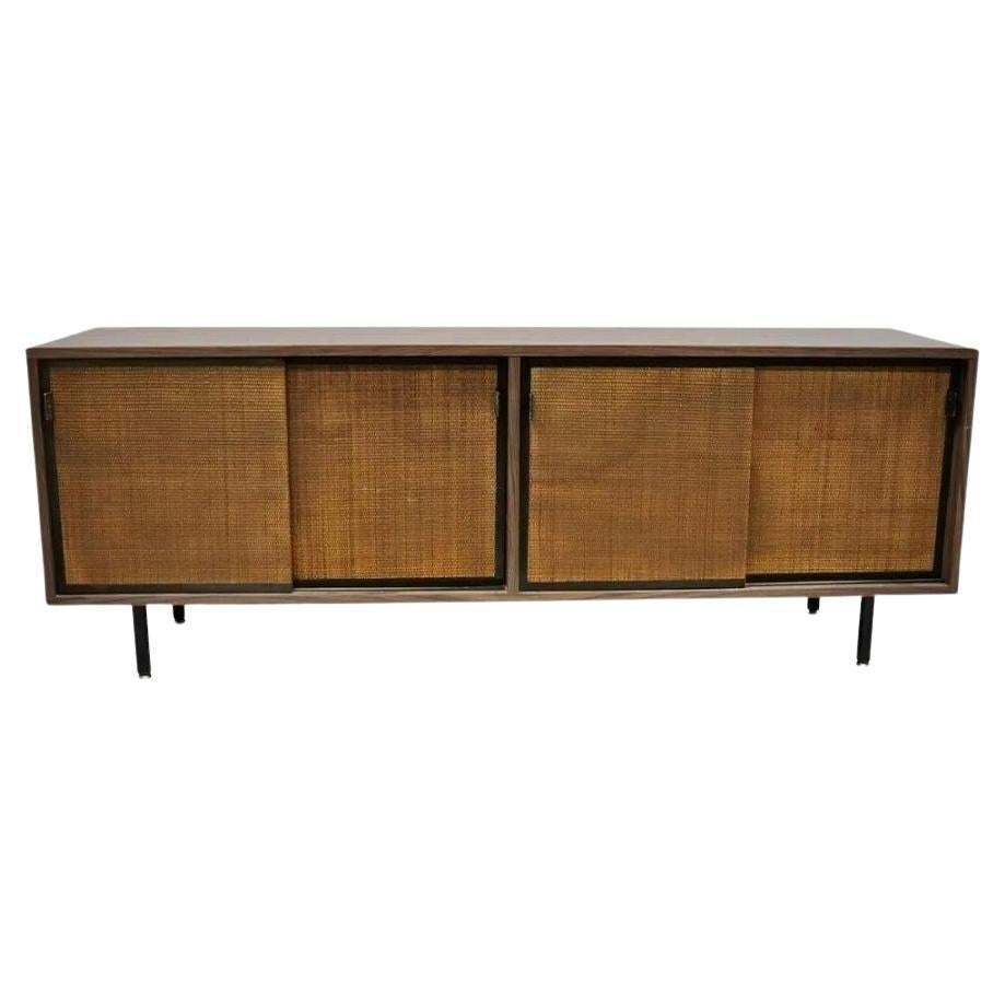 Buffet crédence 72" vintage Mid Century Modern Laminate Formica Case en vente
