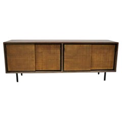 Vintage Mid Century Modern Laminat Formica Fall 72" Credenza Cabinet Buffet