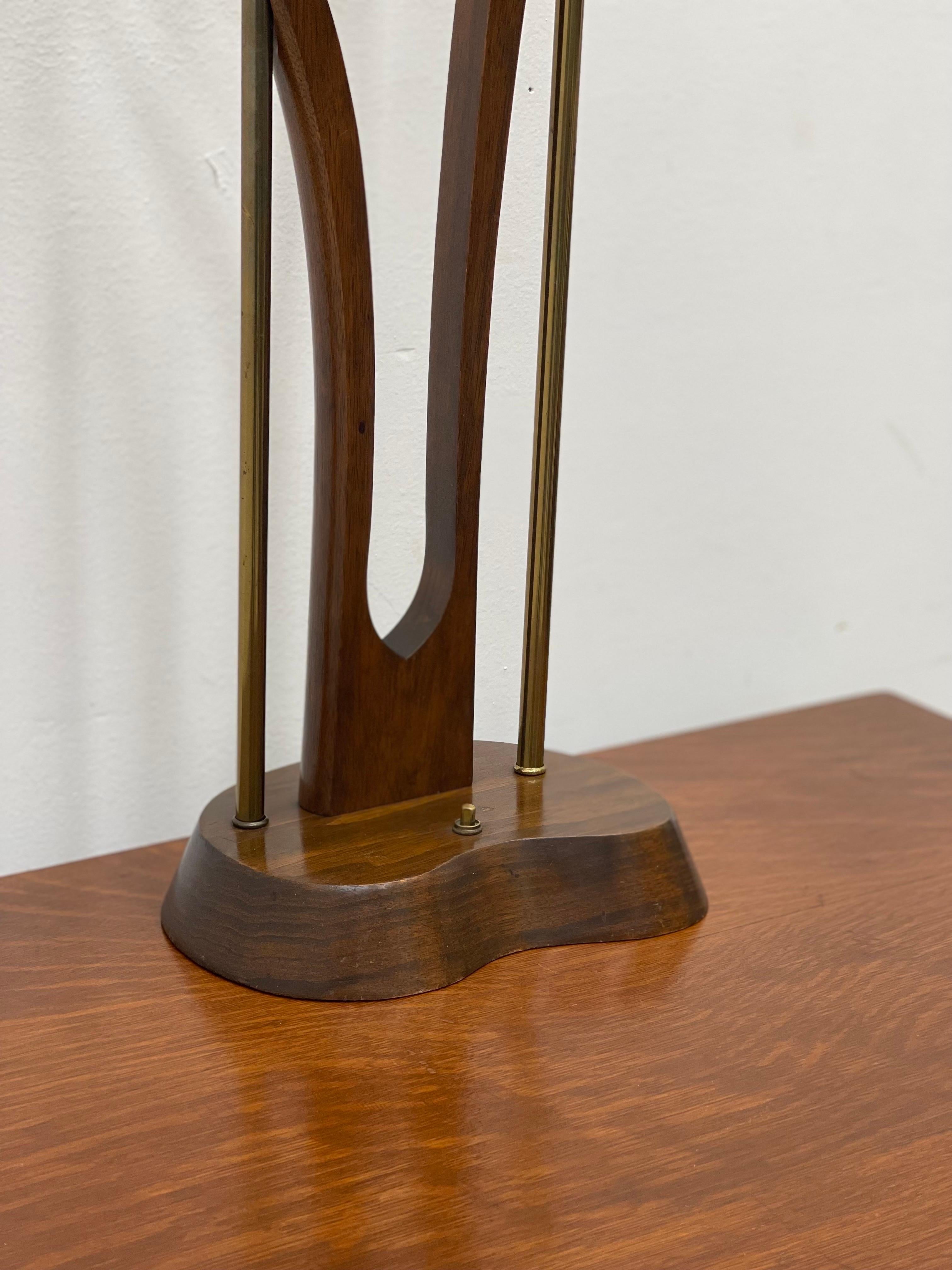 Wood Vintage Mid-Century Modern Lamp