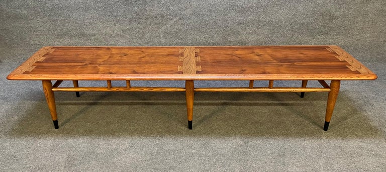 Vintage Mid Century Modern Lane "Acclaim" Walnut Coffee Table at 1stDibs