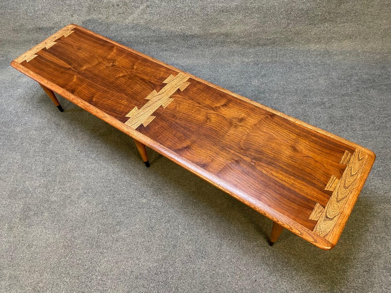 Vintage Mid Century Modern Lane "Acclaim" Walnut Coffee Table at 1stDibs