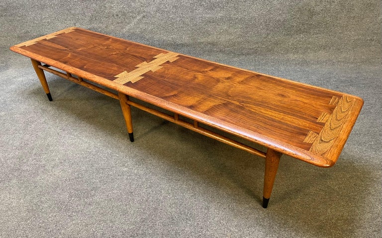Vintage Mid Century Modern Lane "Acclaim" Walnut Coffee Table at 1stDibs