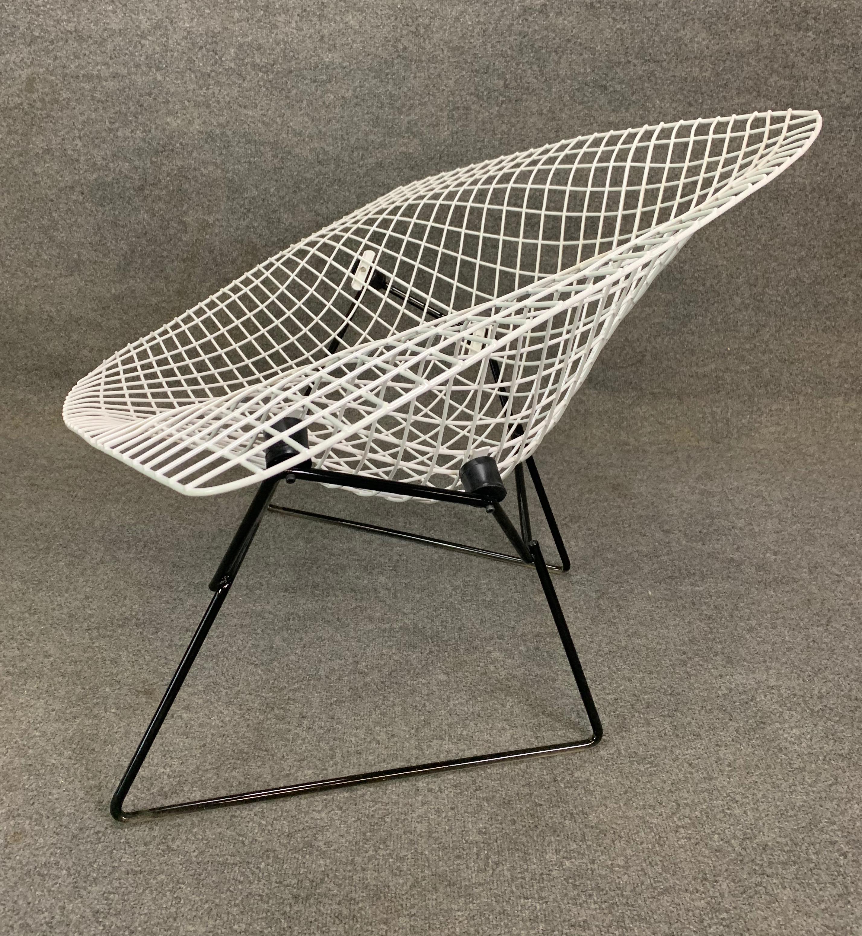 Vintage Mid-Century Modern Large Diamond Chair by Harry Bertoia for Knoll For Sale 3
