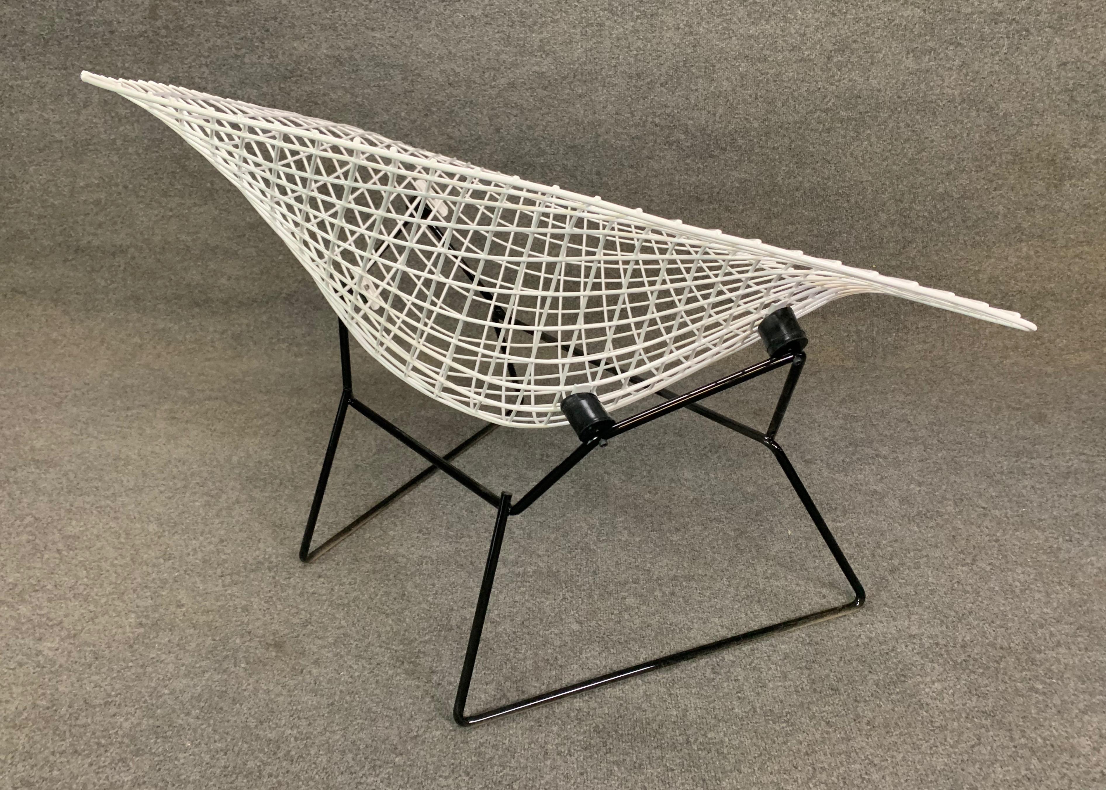 Vintage Mid-Century Modern Large Diamond Chair by Harry Bertoia for Knoll For Sale 1