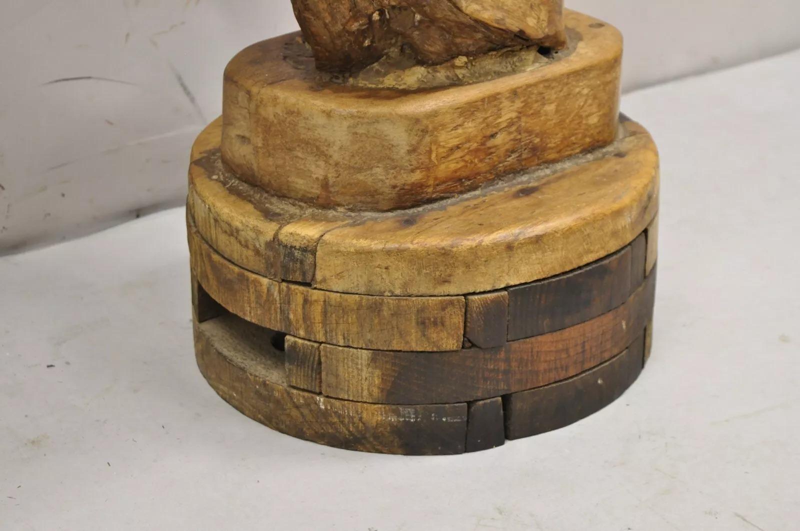Legno Scultura astratta in legno di teak di grandi dimensioni con radice, Vintage By, scultura astratta in vendita