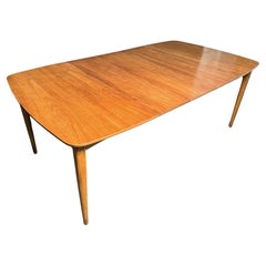 Mesa de hojas vintage moderna de mediados de siglo