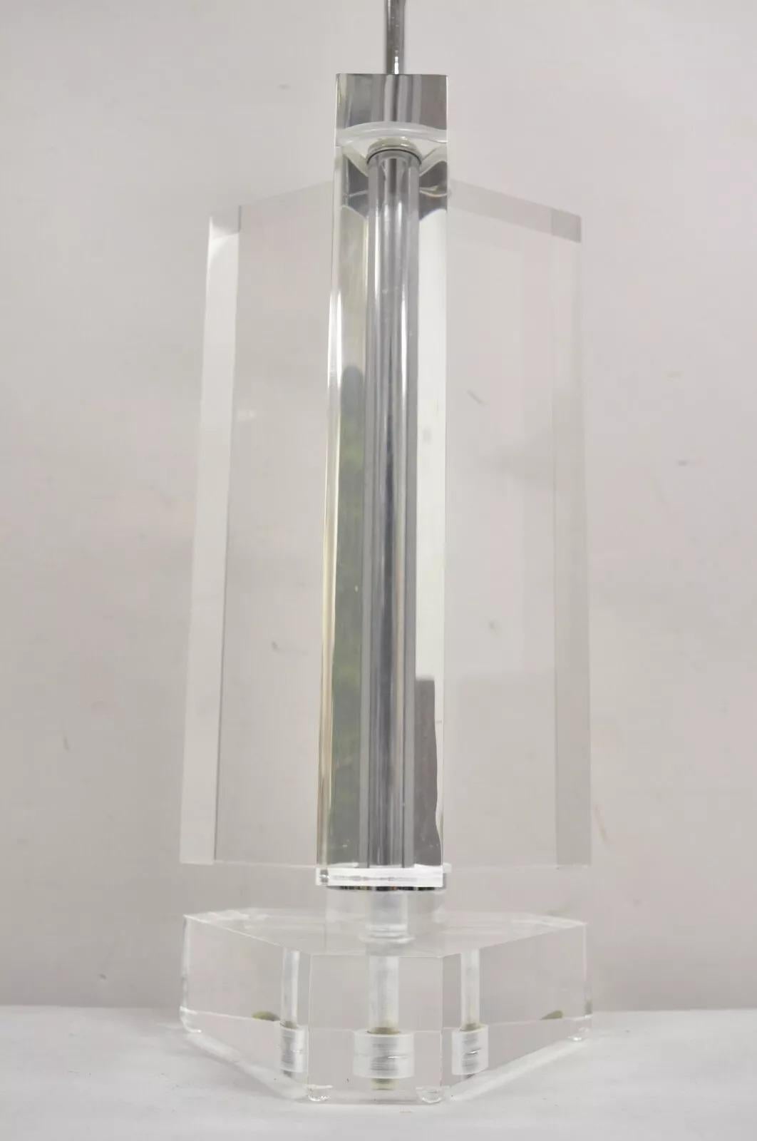 Chrome Lampe de Table 