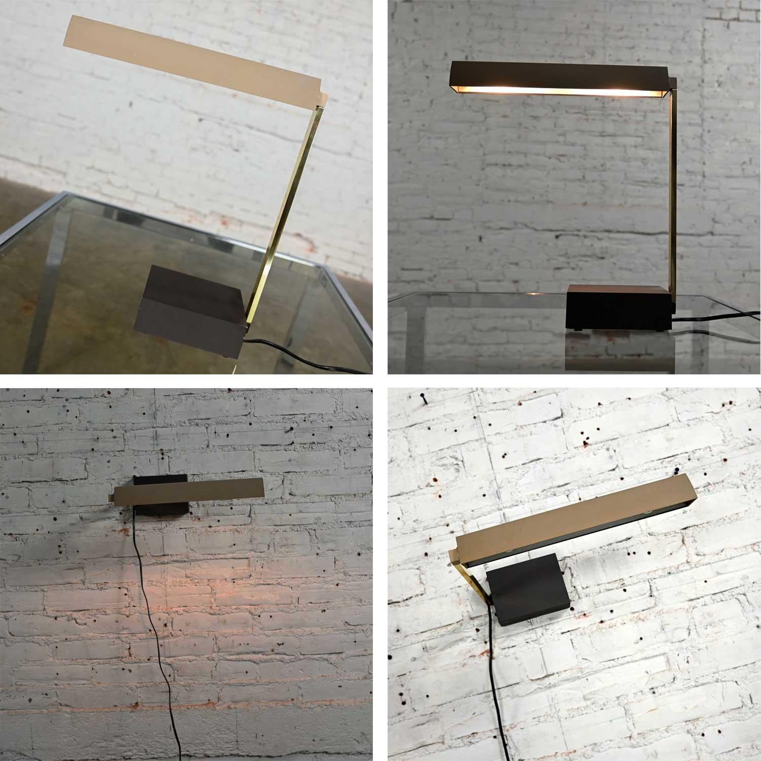 Vintage Mid-Century Modern Lightolier Baton High Intensity Desk Table Wall Lamp For Sale 7