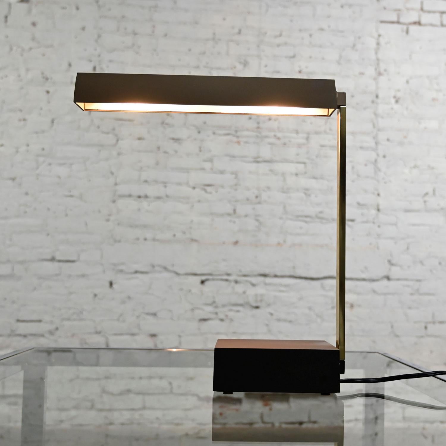 Lámpara de pared de sobremesa de alta intensidad Lightolier Baton, vintage y moderna de mediados de siglo Estadounidense en venta