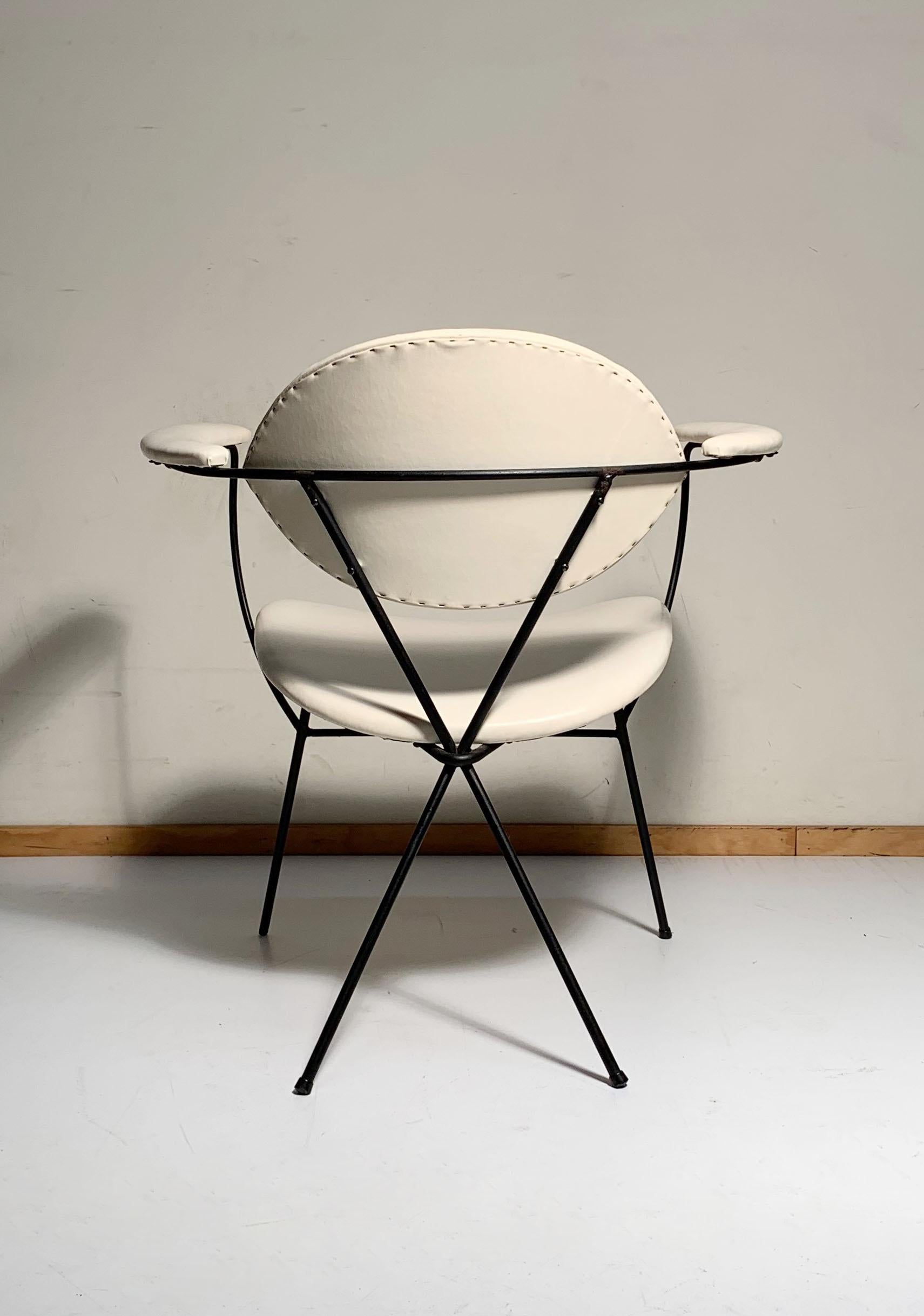 American Vintage Mid-Century Modern Lounge Chair by Joseph Cicchelli for Reilly Wolf For Sale