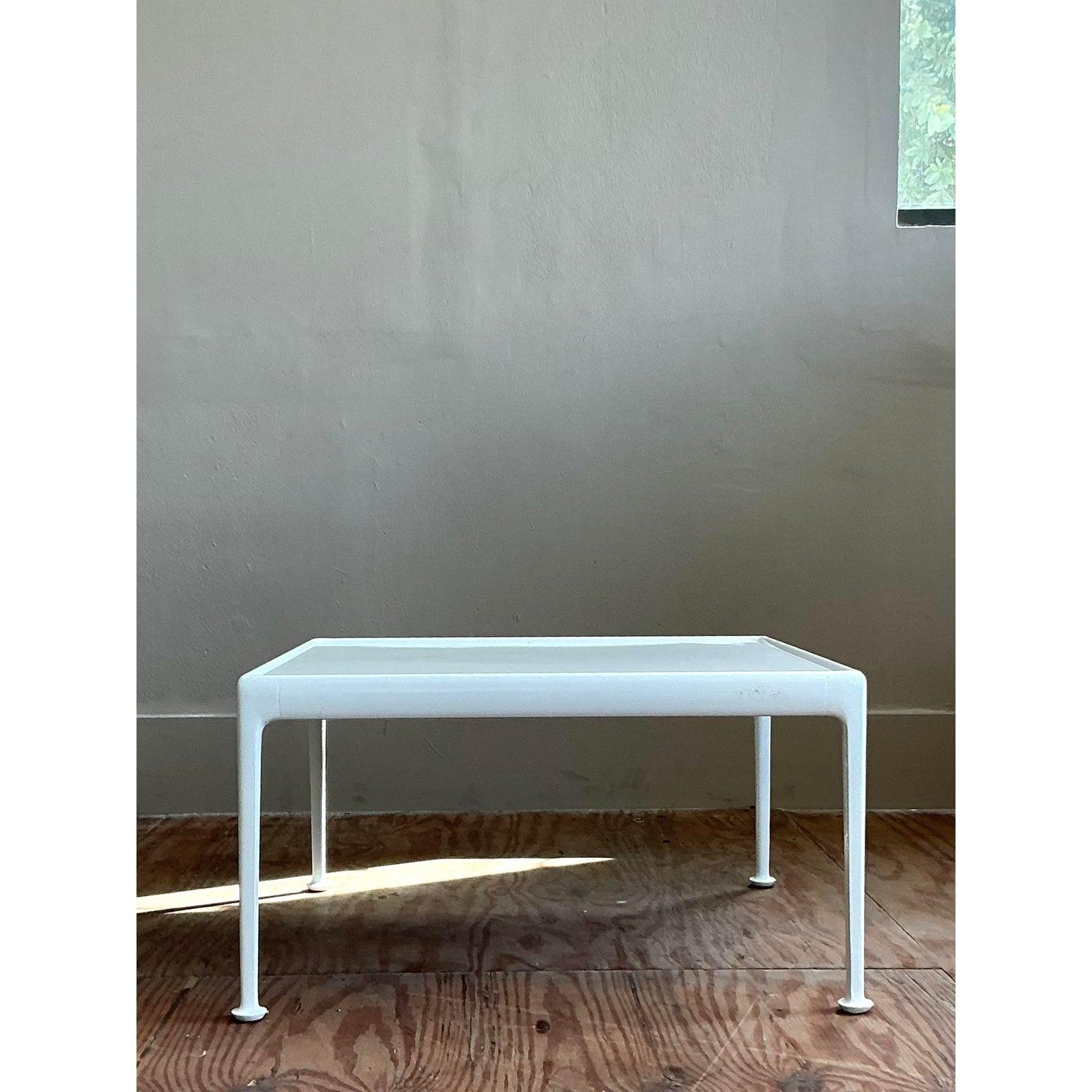 Vintage Mid-Century Modern Low Cocktail Table After Richard Schultz In Good Condition For Sale In West Palm Beach, FL