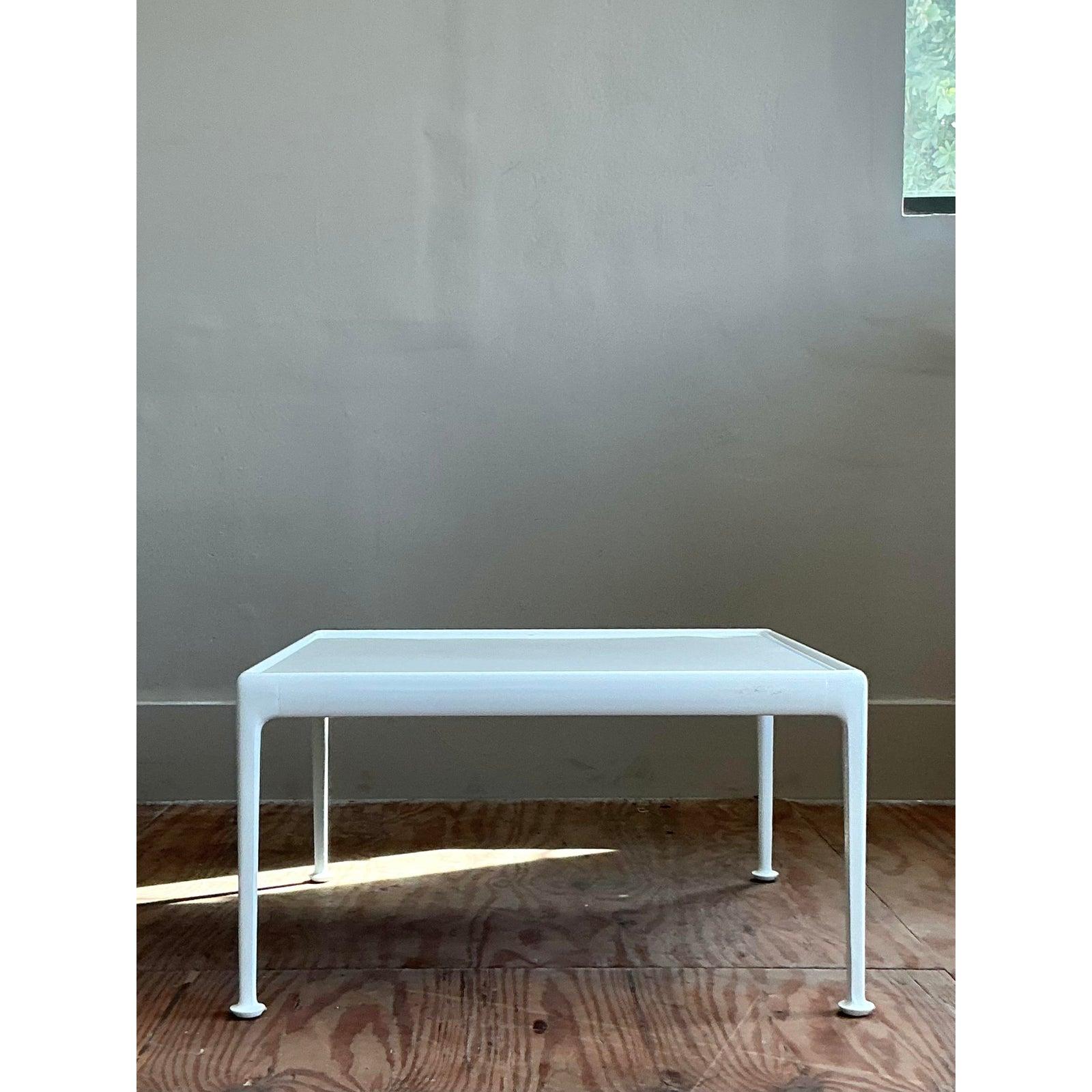 Mid-20th Century Vintage Mid-Century Modern Low Cocktail Table After Richard Schultz For Sale