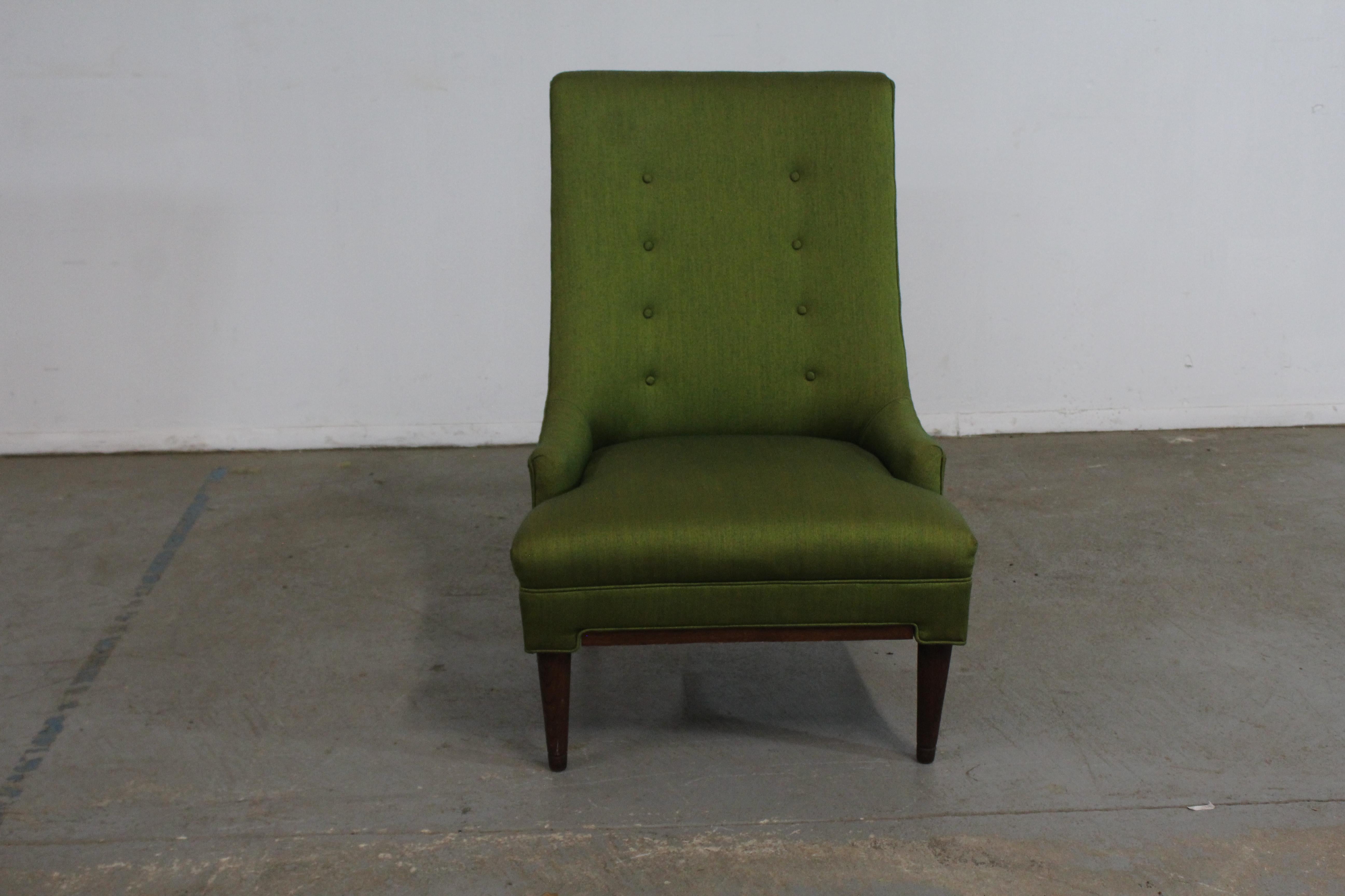 Vintage Mid-Century Modern Low Profile Arm/Accent Chair For Sale 8