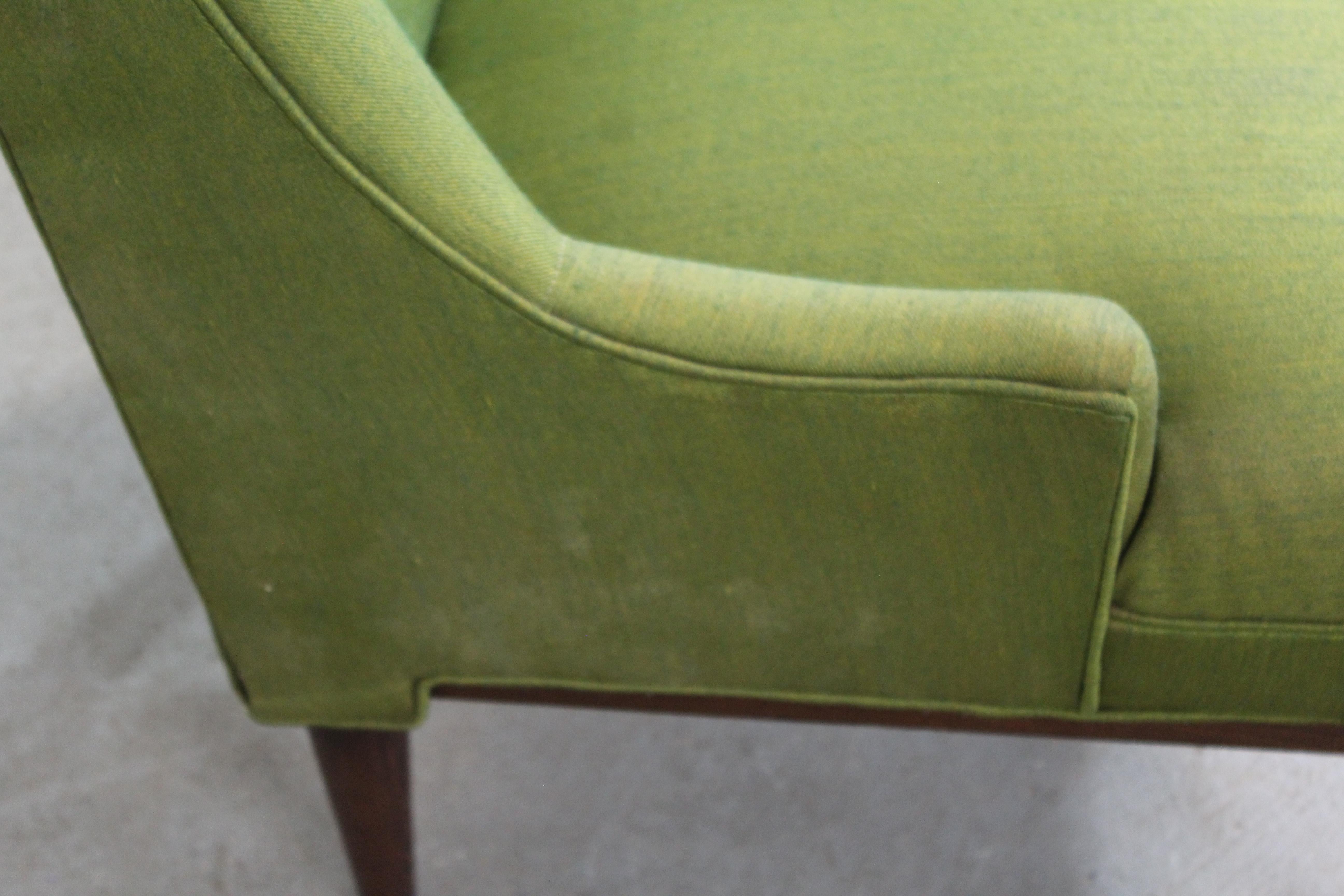 Vintage Mid-Century Modern Low Profile Arm/Accent Chair For Sale 3