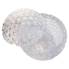 Seau à glace vintage en lucite pour boule de golf, moderne du milieu du siècle dernier, par Grainware