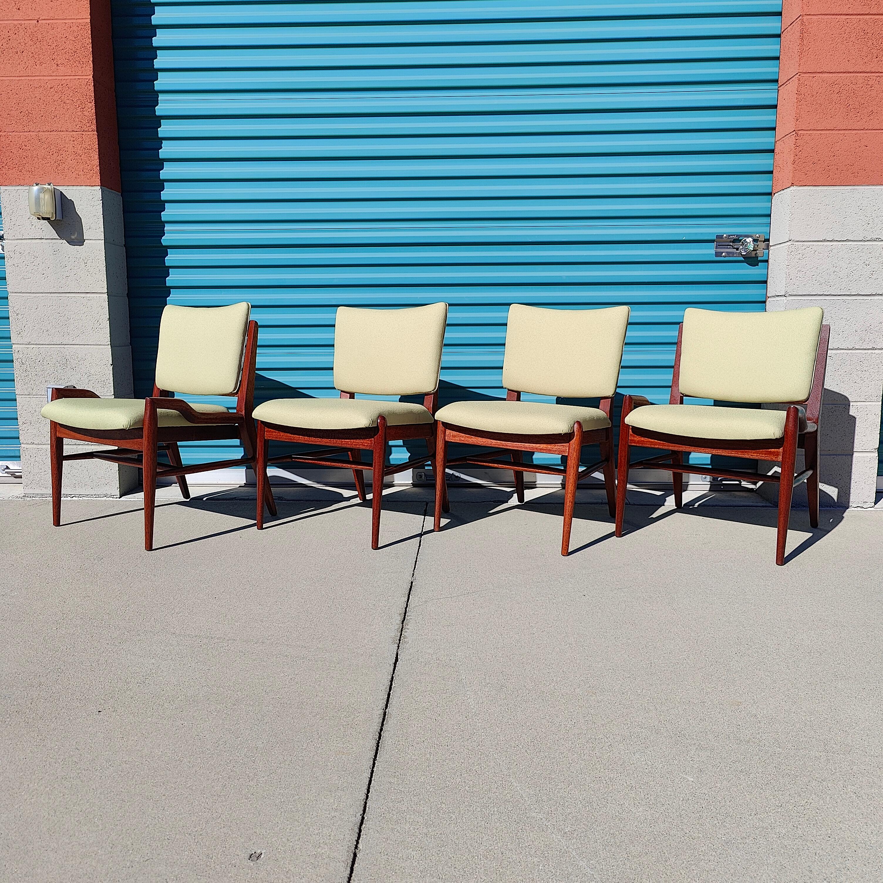 Vintage Mid-Century Modern Mahogony Chairs by Brown Saltman For Sale 5