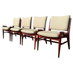 Vintage Mid-Century Modern Mahogony Chairs by Brown Saltman