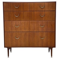 Vintage Recent UK Import Mid-Century Modern 5 Drawer Dresser Mere-dew Style