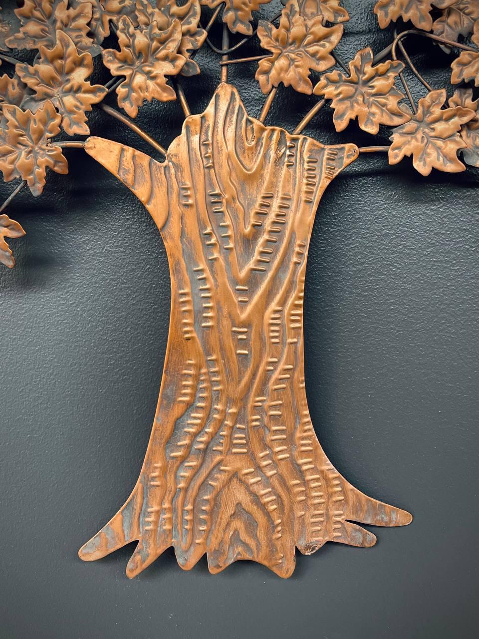 Vintage Mid-Century Modern Metal Tree Wall Art 5