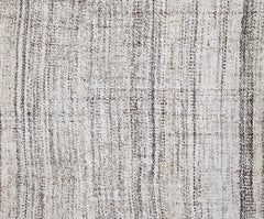 Minimalistischer Flachgewebe-Teppich, Mid-Century Modern, Vintage