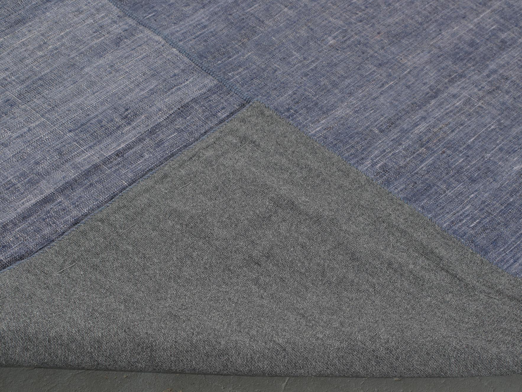 Alfombra plana minimalista de mediados de siglo vintage Turco en venta