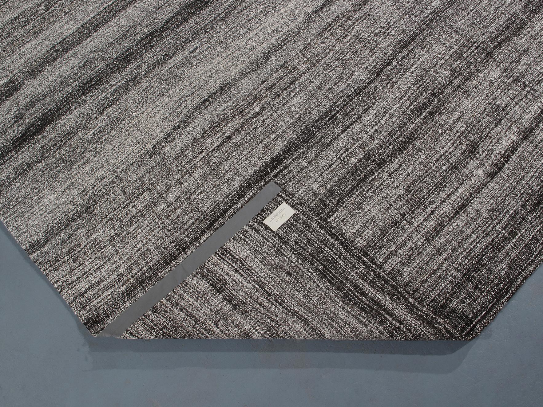 Moderner, minimalistischer Flachgewebe-Teppich im Mid-Century Modern-Stil (Mitte des 20. Jahrhunderts) im Angebot