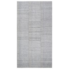 Moderner, minimalistischer Flachgewebe-Teppich im Mid-Century Modern-Stil