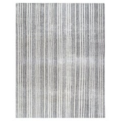 Tappeto Vintage Mid-Century Modern Minimalist Flatweave