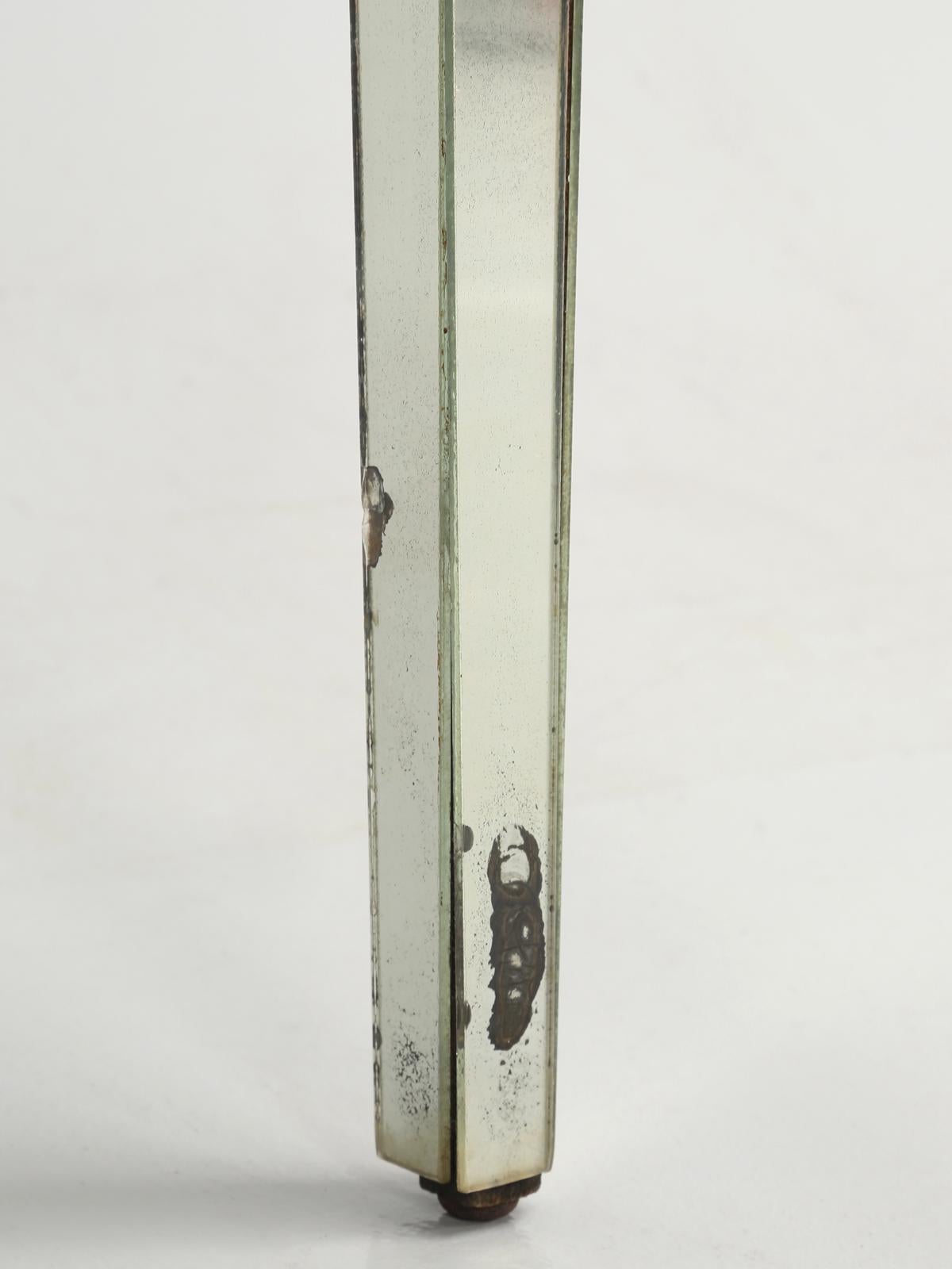 Vintage Mid-Century Modern Mirror End Table or Side Table 8