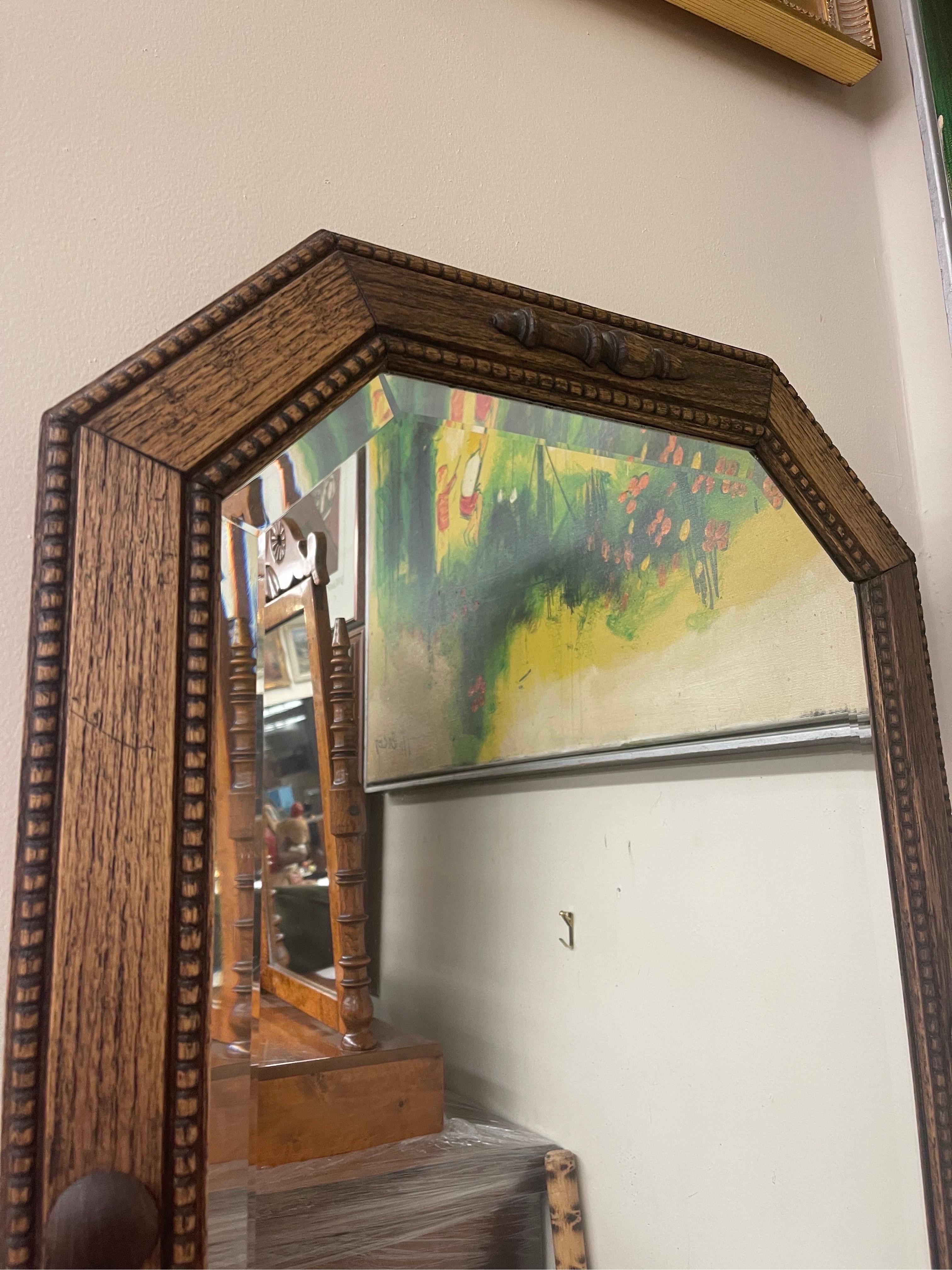 Vintage Mid Century Modern Mirror In Good Condition For Sale In Seattle, WA