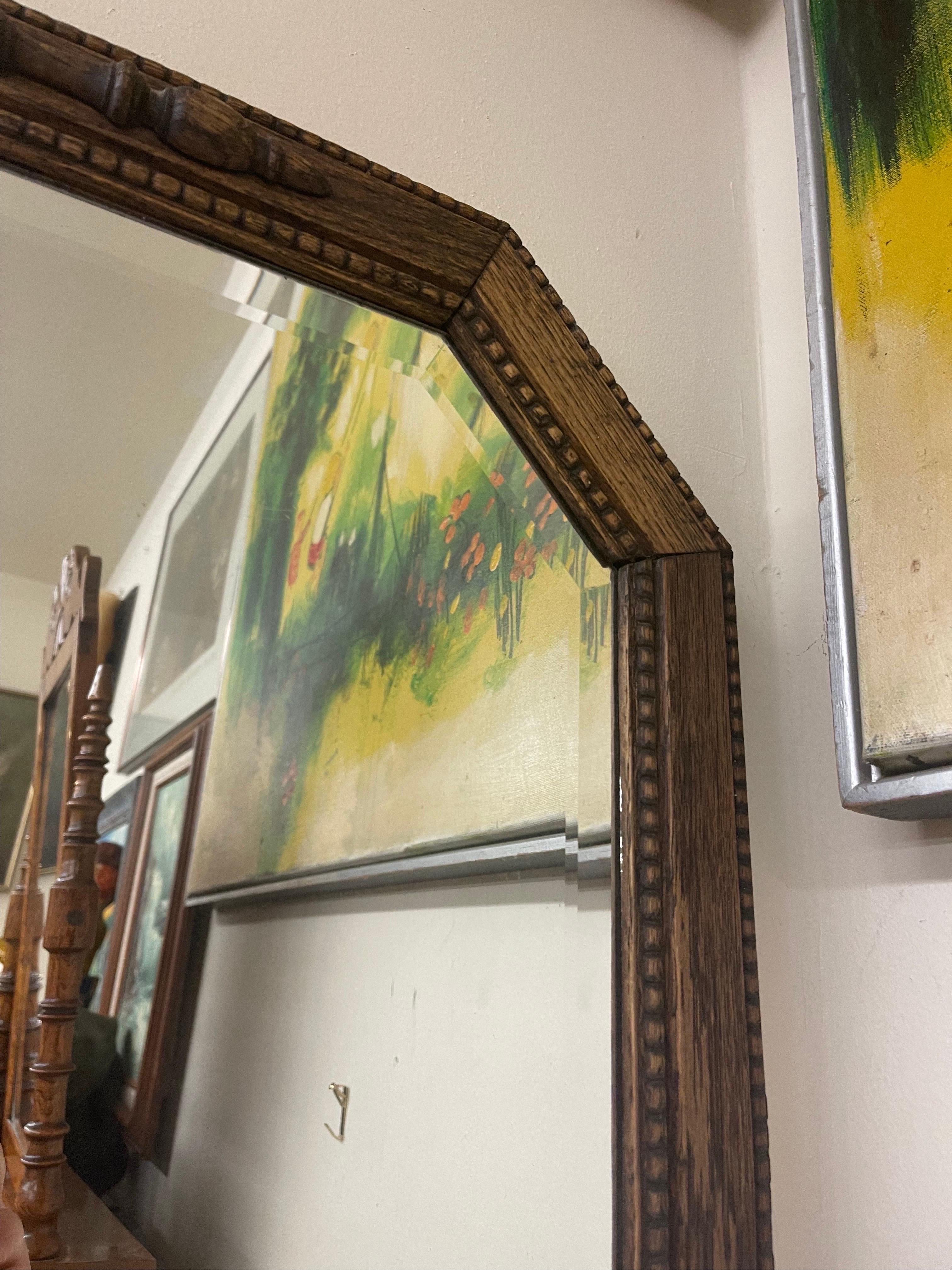 Late 20th Century Vintage Mid Century Modern Mirror For Sale